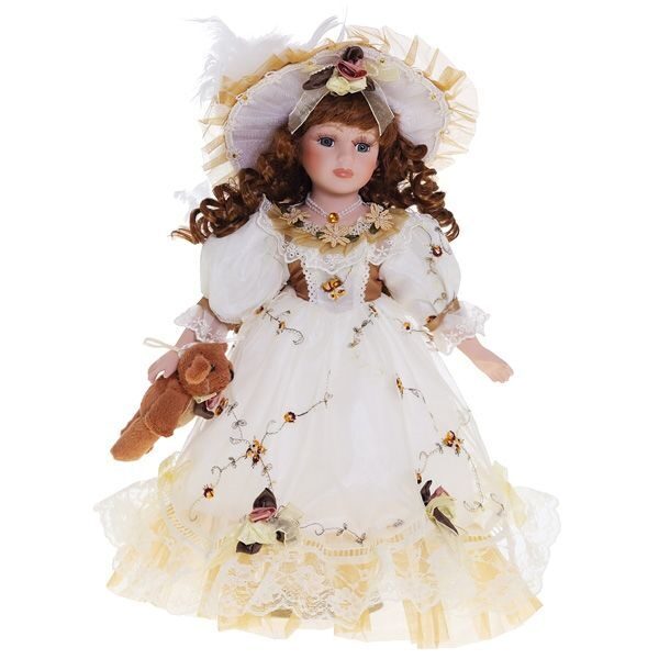 Куклы недорогие магазинов. Кукла коллекционная "Саманта" фарфор 31см.
